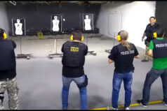 Hardcorowy instruktor strzelania w Brazylijskiej policji. Wideo.