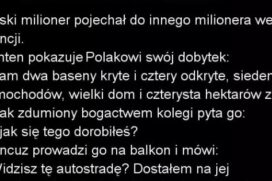 Polski milioner pojechał do innego milionera