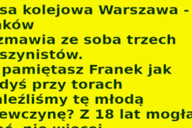 Czarny humor: Trasa kolejowa Warszawa-Kraków